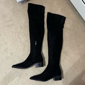 MARC FISHER YAKI POINTY TOE OVER THE KNEE BOOT